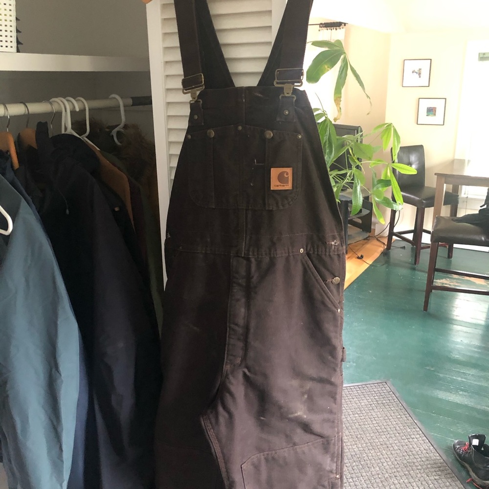 Insulted Carhartt overalls / bibs, size 36x30